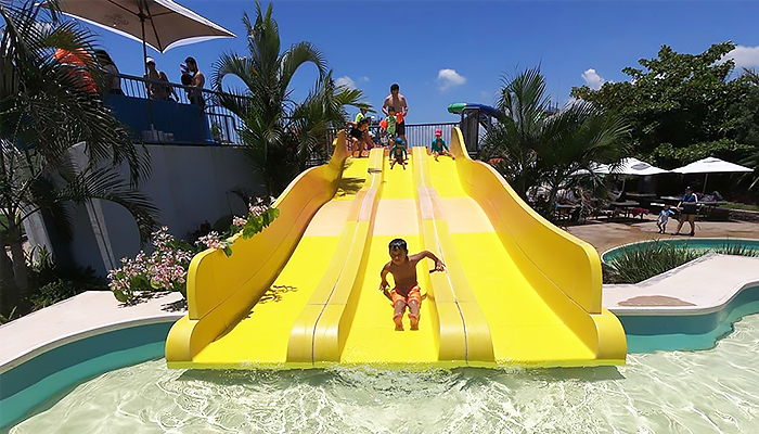 Mini Multi-Lane Water Slide